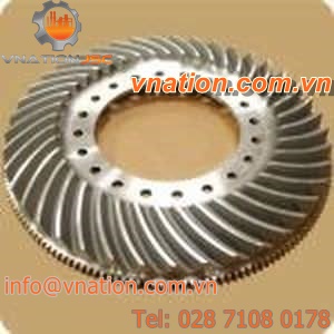 conical gear / helical / spiral / spiroid