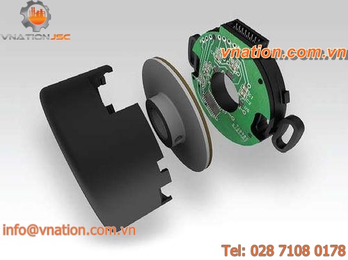 incremental rotary encoder / magnetic / hollow-shaft / high-resolution