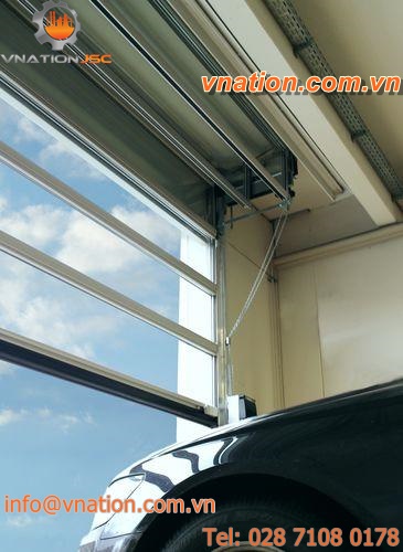 fold-up doors / exterior / industrial / glass