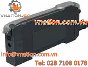 rectangular photoelectric sensor / fiber optic