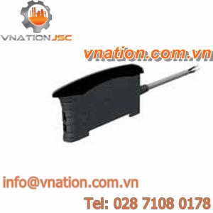 rectangular photoelectric sensor / high-power / fiber optic