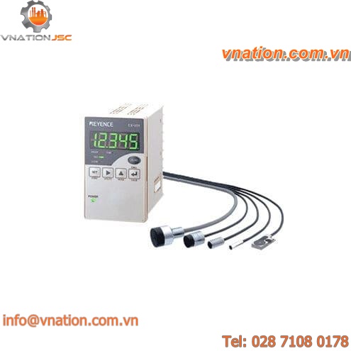 linear displacement sensor / inductive / IP67 / digital