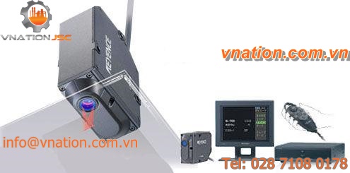 linear displacement sensor / confocal laser / high-precision / high-resolution