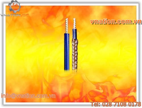 series heating cable / silicone-insulated / for pipe heat tracing