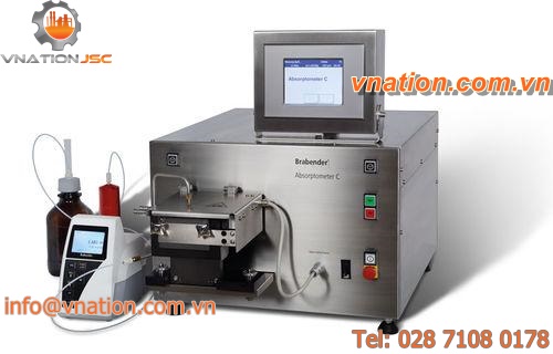 oil absorption number determination absorptometer / for silicium dioxide / for carbon black