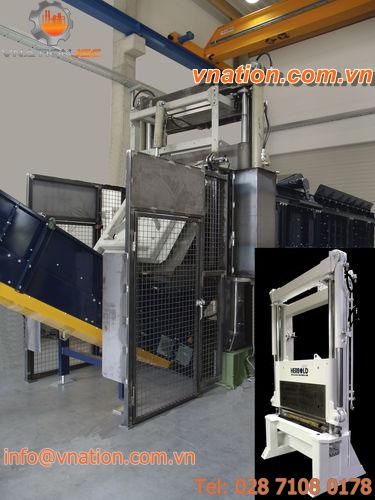 guillotine shear / hydraulic / for plastics