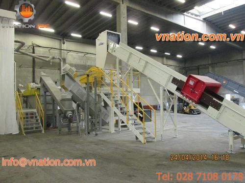 thermal cleaning machine / aqueous / automatic / for the recycling industry