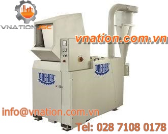 horizontal plastic granulator / compact / for plastics recycling