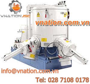 batch mixer / stainless steel / high-shear / clean-in-place (CIP)