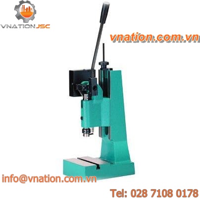 manual press / with round ram / toggle