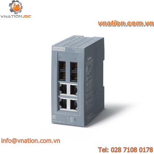 unmanaged ethernet switch / industrial / compact