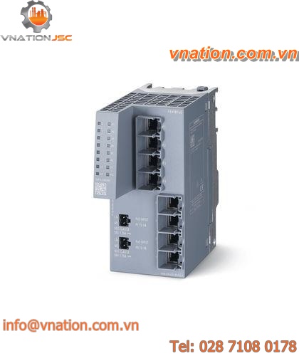 PoE ethernet switch / industrial / managed / 8 ports