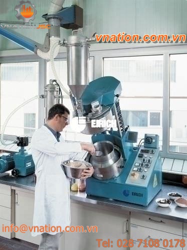 rotary mixer for drums / batch / solid/liquid / variable-speed