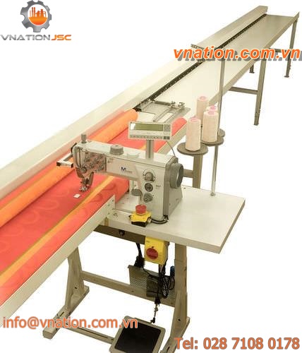 twin-needle sewing machine / lockstitch / needle feed