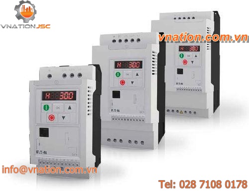single-phase frequency inverter / vertical / compact