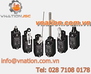 safety limit switch / with metal actuators