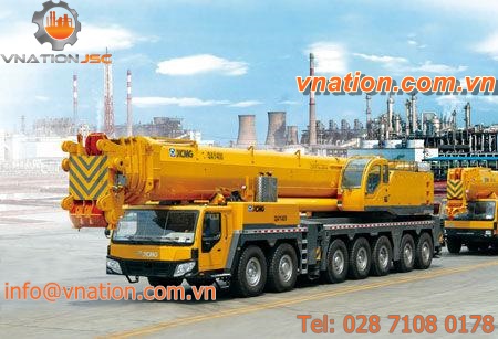 truck-mounted crane / luffing jib / all-terrain / hydraulic