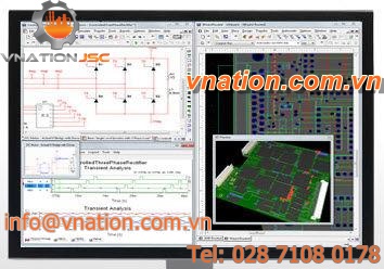 design software / electronic circuit simulation / printed circuit / process