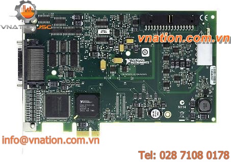 PCI Express data acquisition card / analog / digital / 16 analog inputs