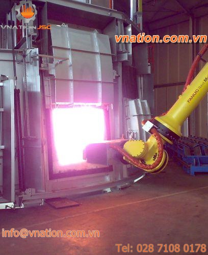 reheating furnace / for hot stamping / chamber / gas-fired
