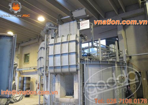 reheating furnace / chamber / combustion / rotating