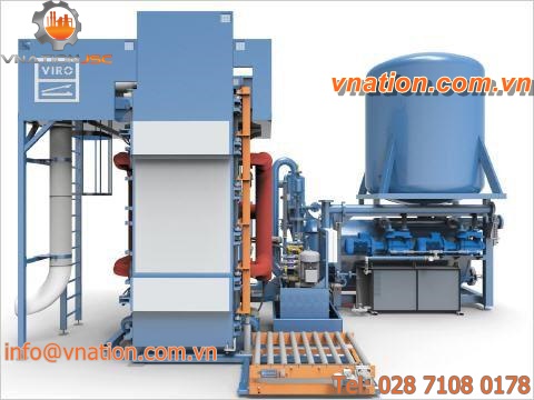 particle foam molding machine / for expanded polystyrene / EPS block