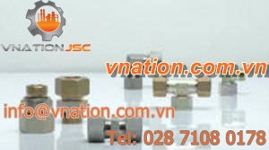 cutting ring fitting / straight / steel