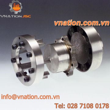 flexible coupling / flange / shaft / cast iron