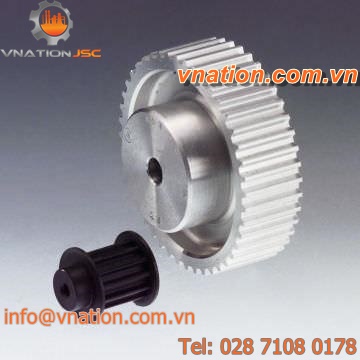 spur gear wheel / straight-toothed / steel / flange