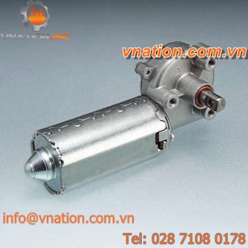 DC electric gearmotor / orthogonal / worm / compact