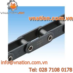 hollow-pin conveyor chain / double-pitch / small-size / lube-free