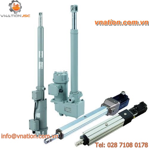 hydraulic cylinder / electric / worm gear / precision