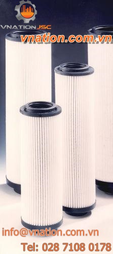 liquid filter cartridge / fine / fiberglass