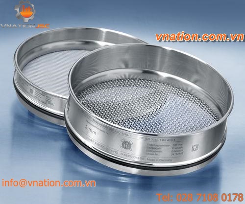 test sieve / for bulk materials / for pharmaceutical applications / for mining