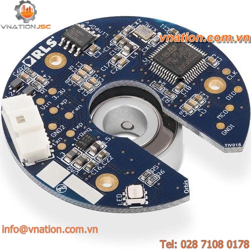 absolute rotary encoder / through-hole