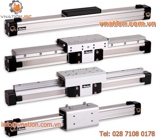 pneumatic cylinder / rodless / double-acting
