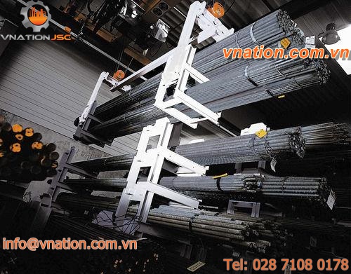 stacking cradle system for bar stock and sheet metal