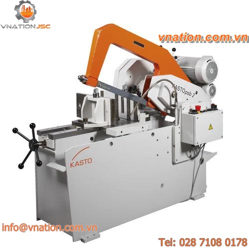 miter saw / for profiles / with cooling system / hydraulic