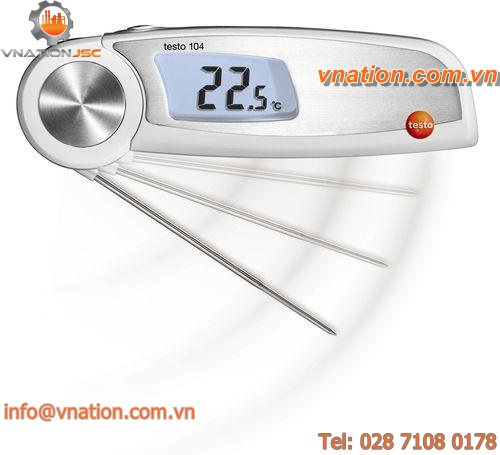digital thermometer / NTC / pocket / folding