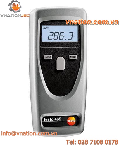 optical tachometer / digital / with LCD display / hand