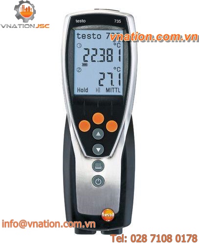 digital thermometer / Pt100 / portable / multi-channel
