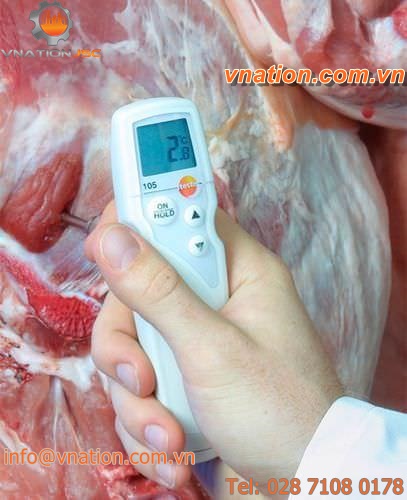 digital thermometer / NTC / portable / rugged