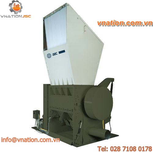 knife plastic granulator / horizontal / heavy-duty
