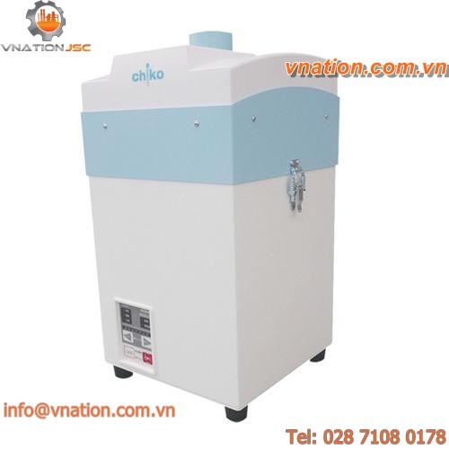cartridge dust collector / pneumatic backblowing / low-pressure / compact