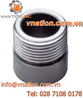 stainless steel nipple / welded / threaded