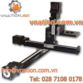 linear positioning stage / XYZ / motorized / 3-axis