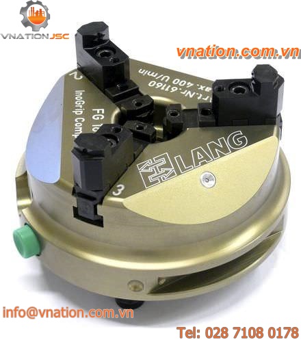 milling power chuck / clamp / 3-jaw / for machining round parts