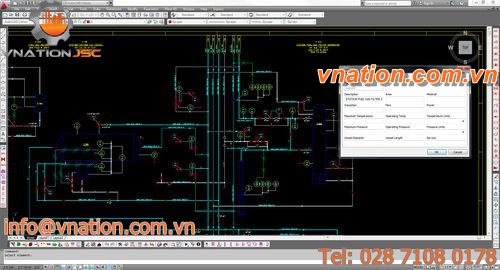 instrument schematics software / engineering / pipe / process