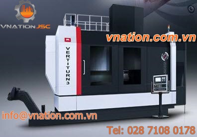 CNC milling-turning center / vertical / 2-axis / high-performance