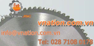 circular saw blade / carbide / cermet / for metal